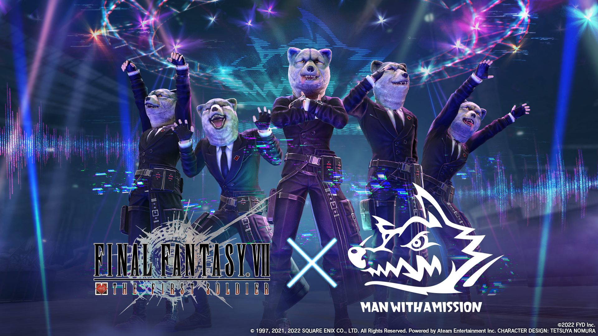 Mwam Final Fantasy Vii The First Soldier コラボ決定 Man With A Mission