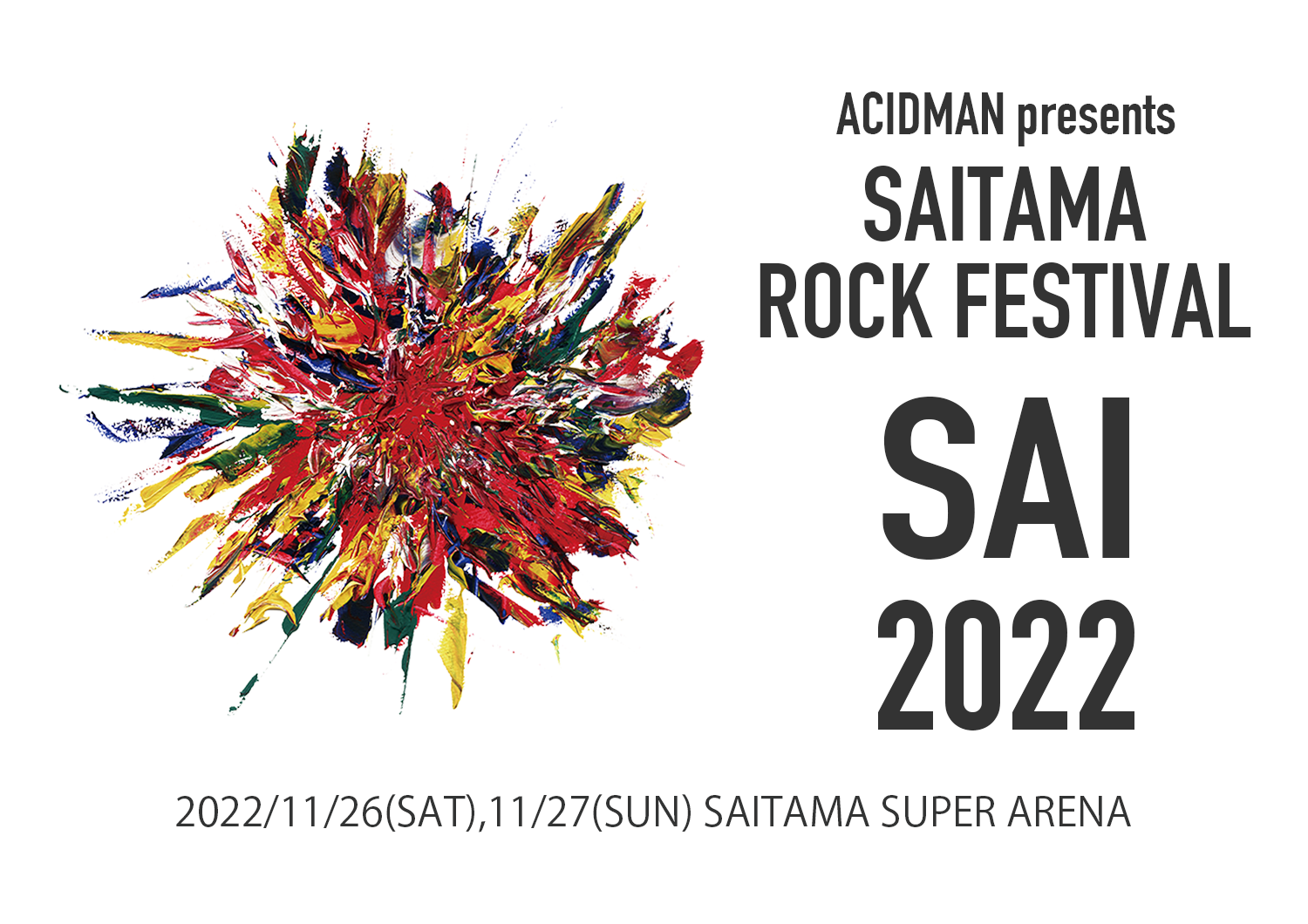 SAITAMA ROCK FESTIVAL “SAI” 2022 | MAN WITH A MISSION